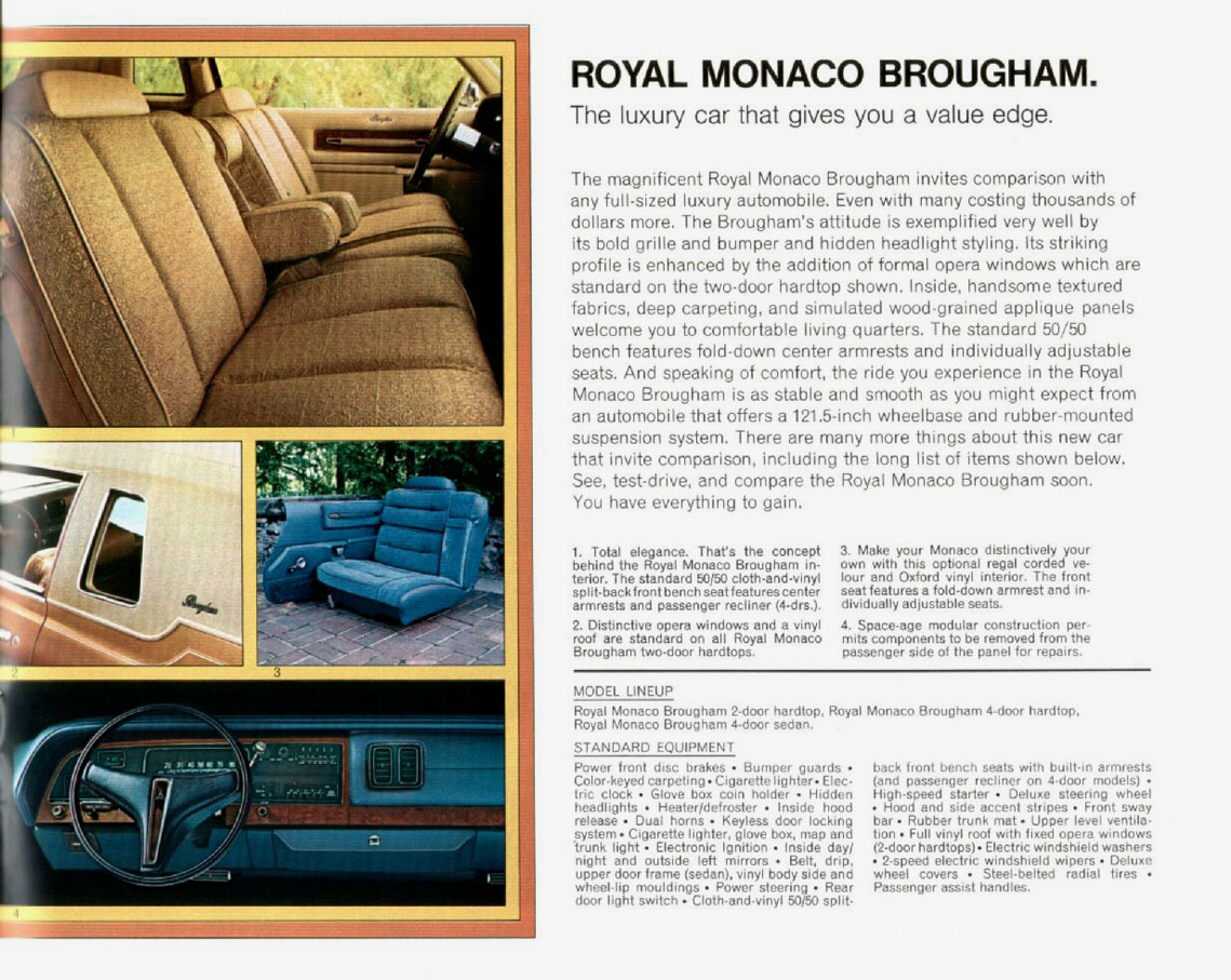 1975 Dodge Brochure Page 4